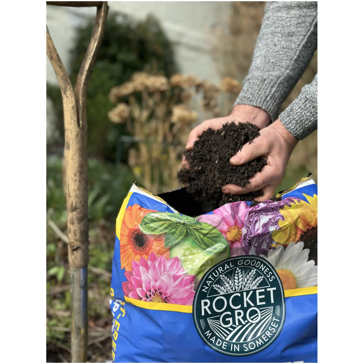 ROC0001_6 Rocket Gro Peat Free Multi-Purpose Compost 50 Litres