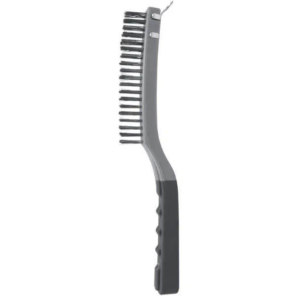 3 Row Wire Brush With Scraper3 Row Wire Brush With Scraper