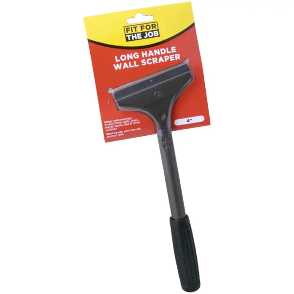 ROD0075 Fit For Job 100mm(4") Long Handle Wall Scraper