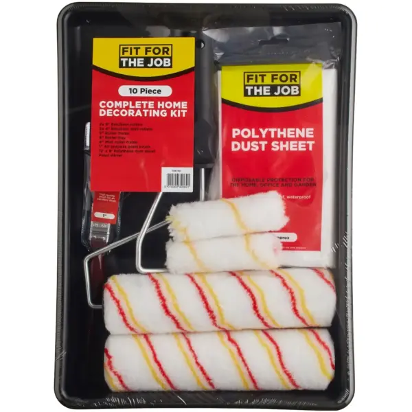 ROD0100 Fit For The Job Home Decorating Kit 10pce