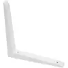 High Load White Mitre Bracket 20x20cm