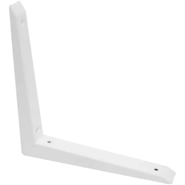 High Load White Mitre Bracket 20x20cm
