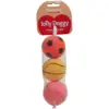 Jolly Doggy Rubber Sports Ball Pack of 3