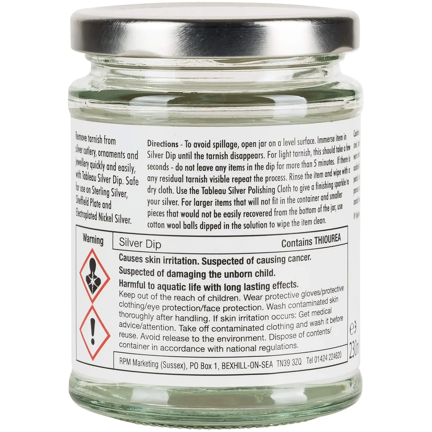 RPM0008_2 Tableau 235ml Silver Dip