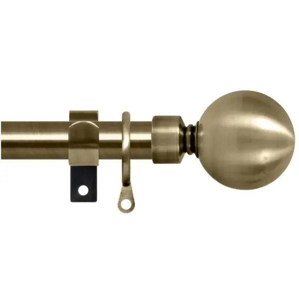 Renaissance Antique Brass Extending Metal Pole160-300cm