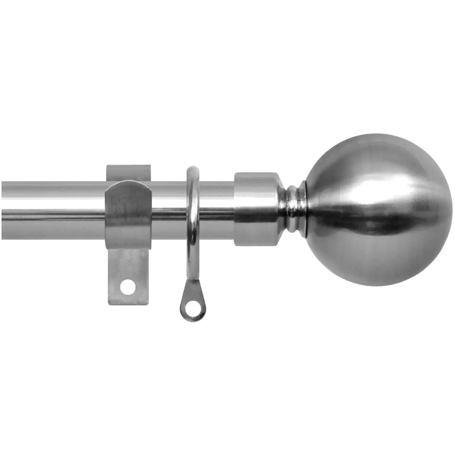 Renaissance Brushed Nickel Extending Metal Pole 120-210cm
