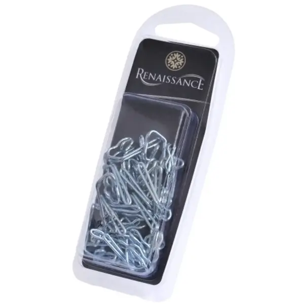 Metal Curtain Hooks Pk25
