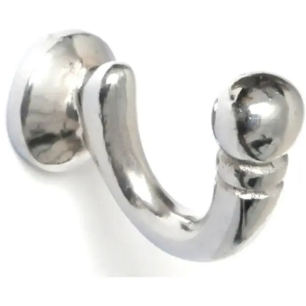 RSE0024 Renaissance Ball End Small Tie Back Chrome pk2
