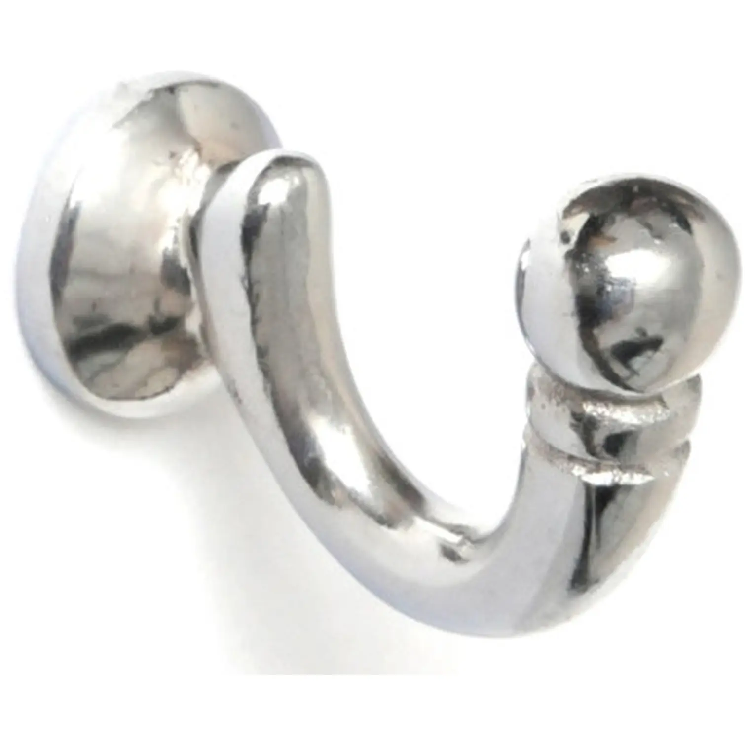 Renaissance Ball End Small Tie Back Chrome pk2