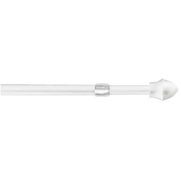 Renaissance White Cafe Rod 85 - 135cm
