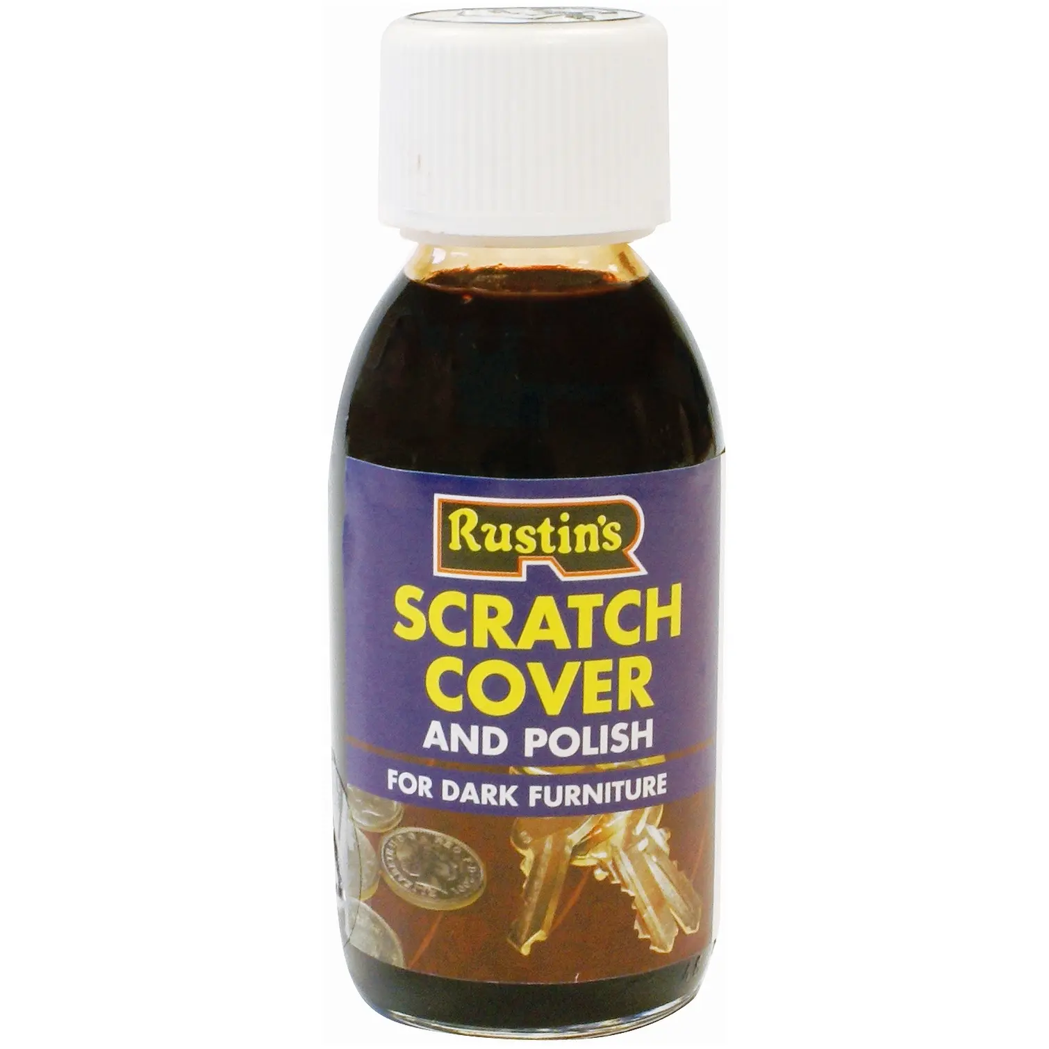 RST0002 Rustins Scratch Cover Dark 125ml