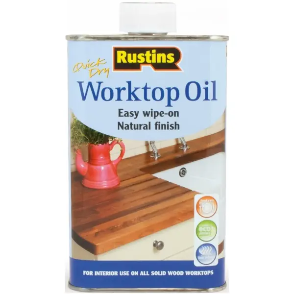 RST0025 Rustins Worktop Oil 500ml