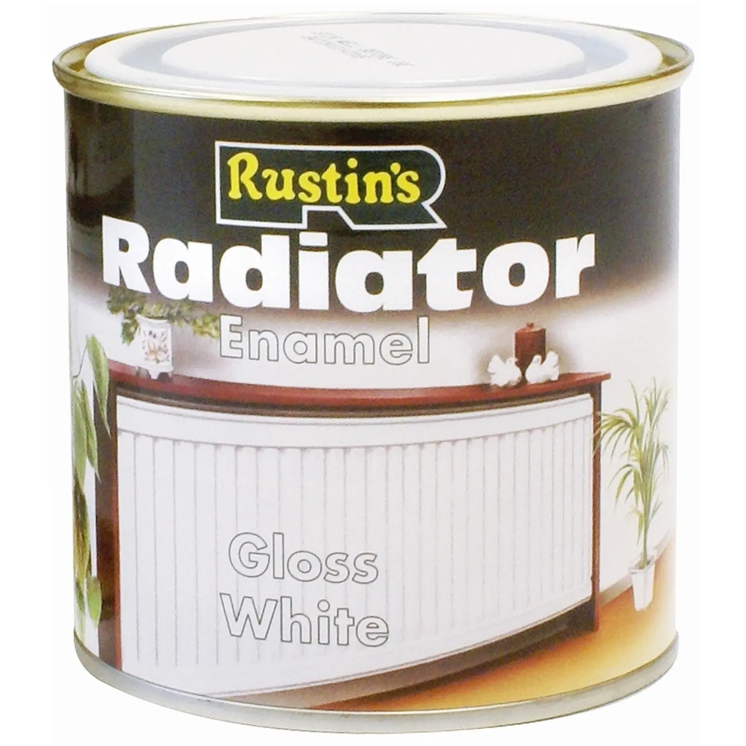 RST0026 Rustins Quick Dry White Radiator Enamel Gloss 250ml