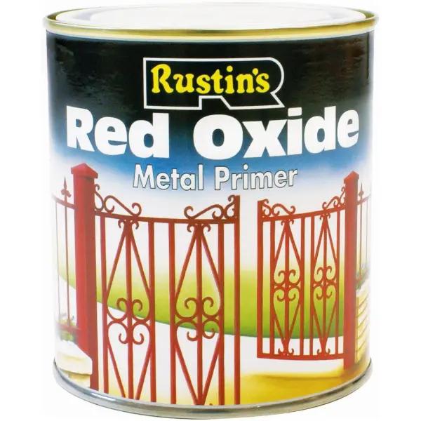 RST0038 Rustins 500ml Red Oxide Metal Primer