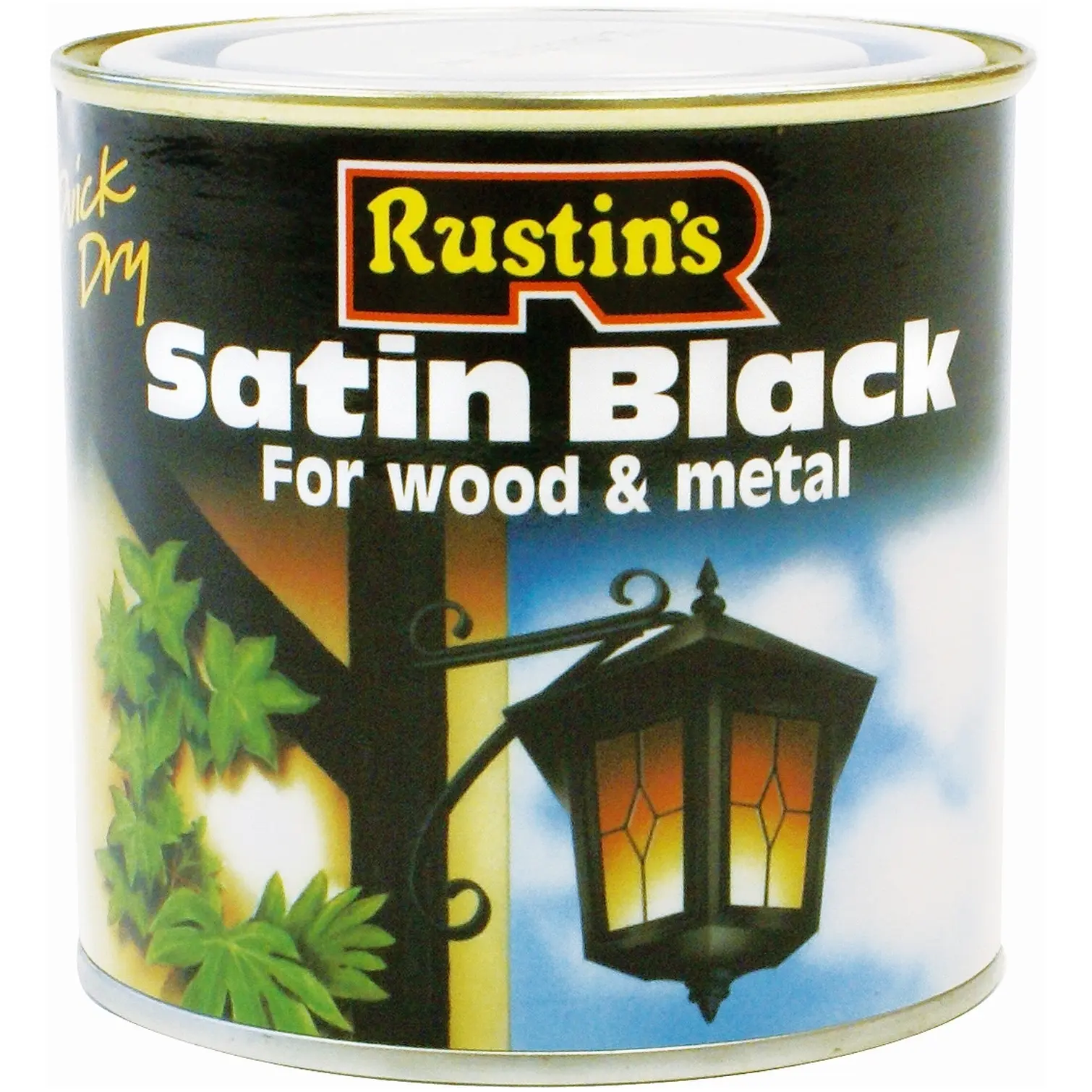 Rustins 250ml Satin Black