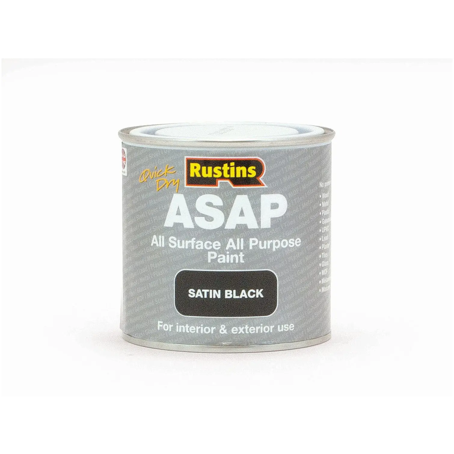 Rustins ASAP Satin Black 250ml
