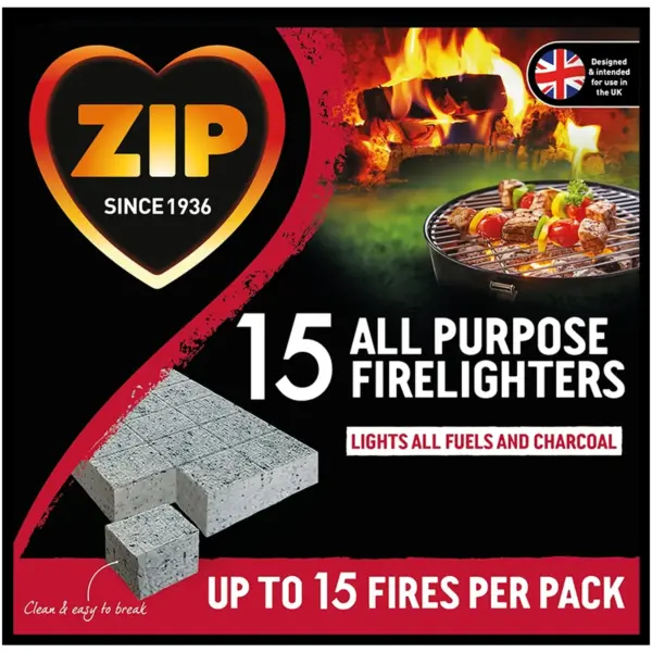 Zip Firelighters 15Pk