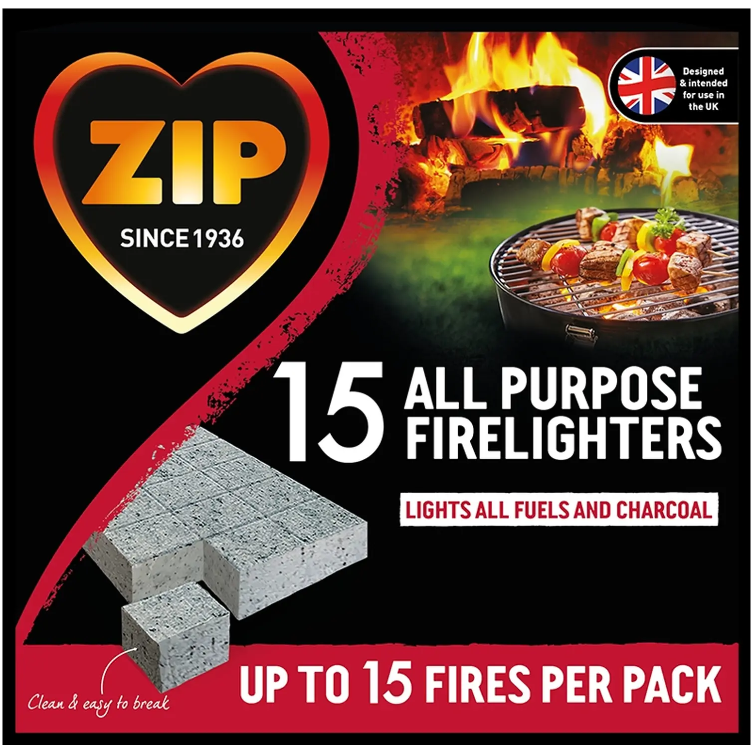 Zip Firelighters 15Pk