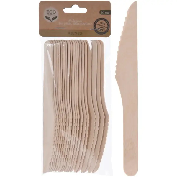 Koopman Enviro Wooden Knifes pk20