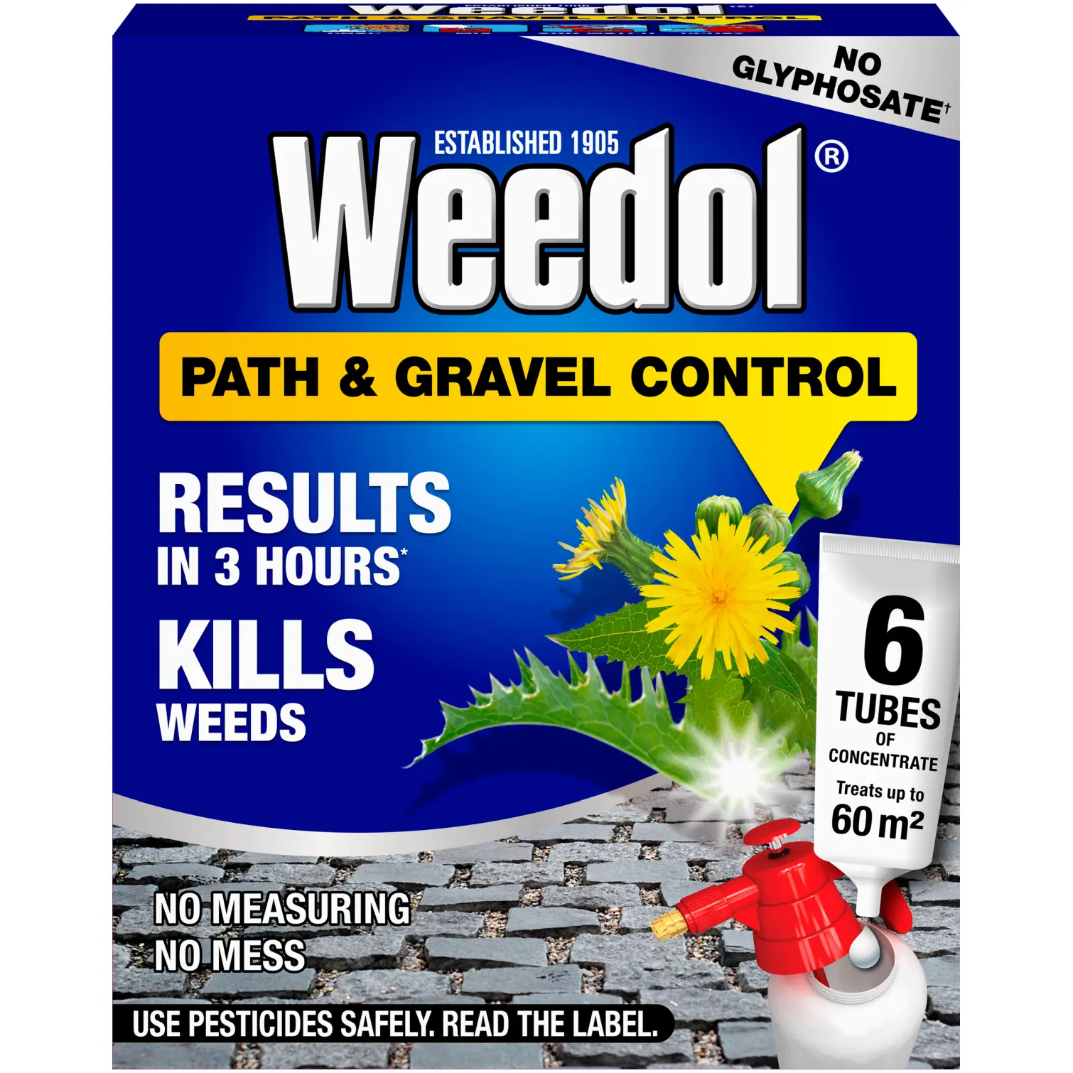 SCO0006 Weedol Path & Gravel Control 6 Tubes