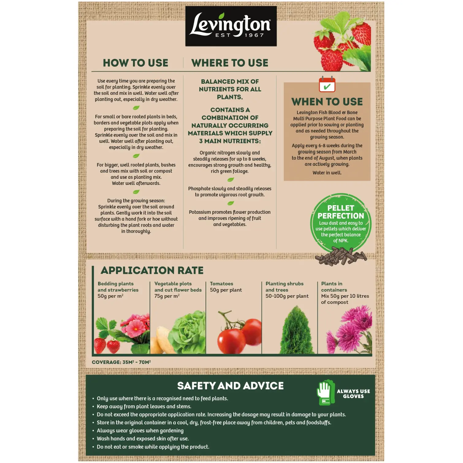 Levington Fish Blood & Bone 3.5kg