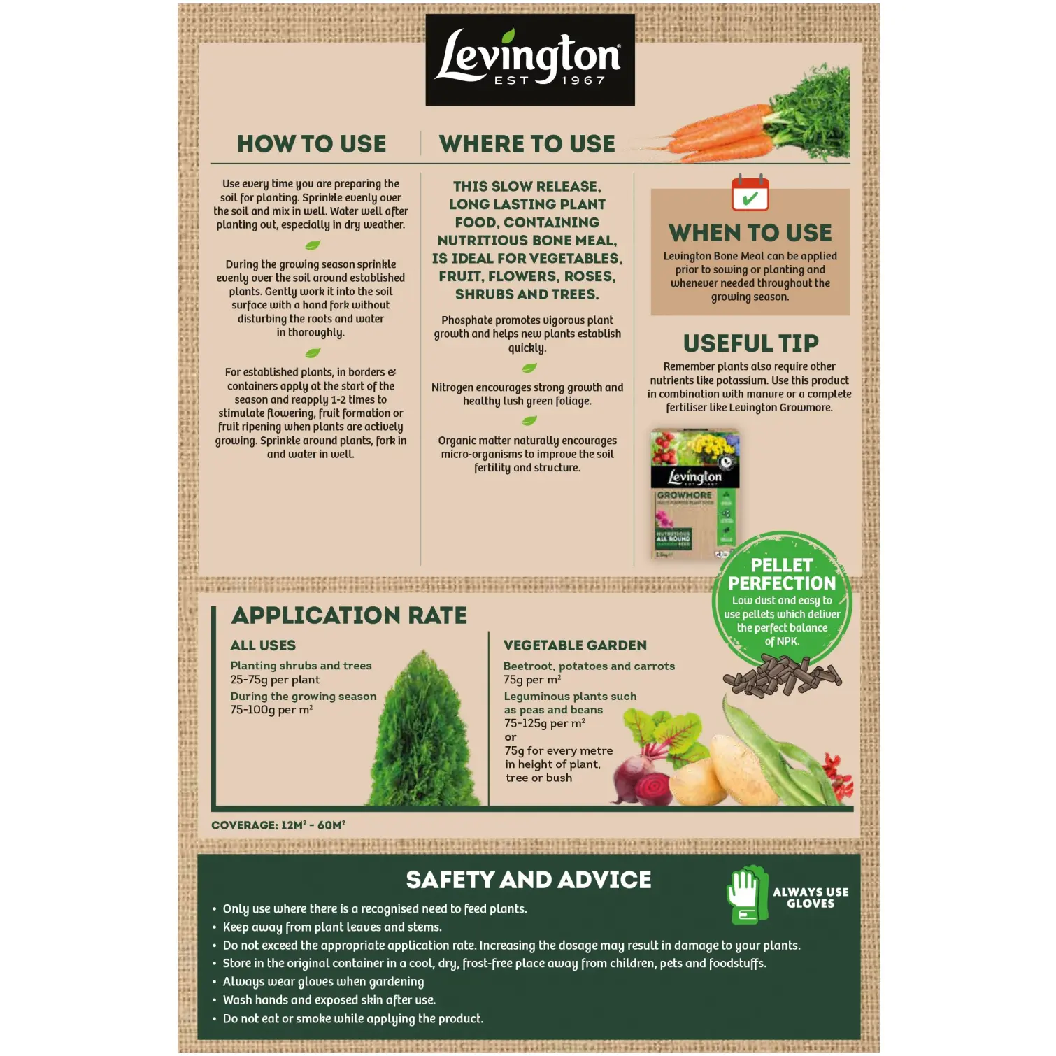 Levington Bone Meal 1.5kg