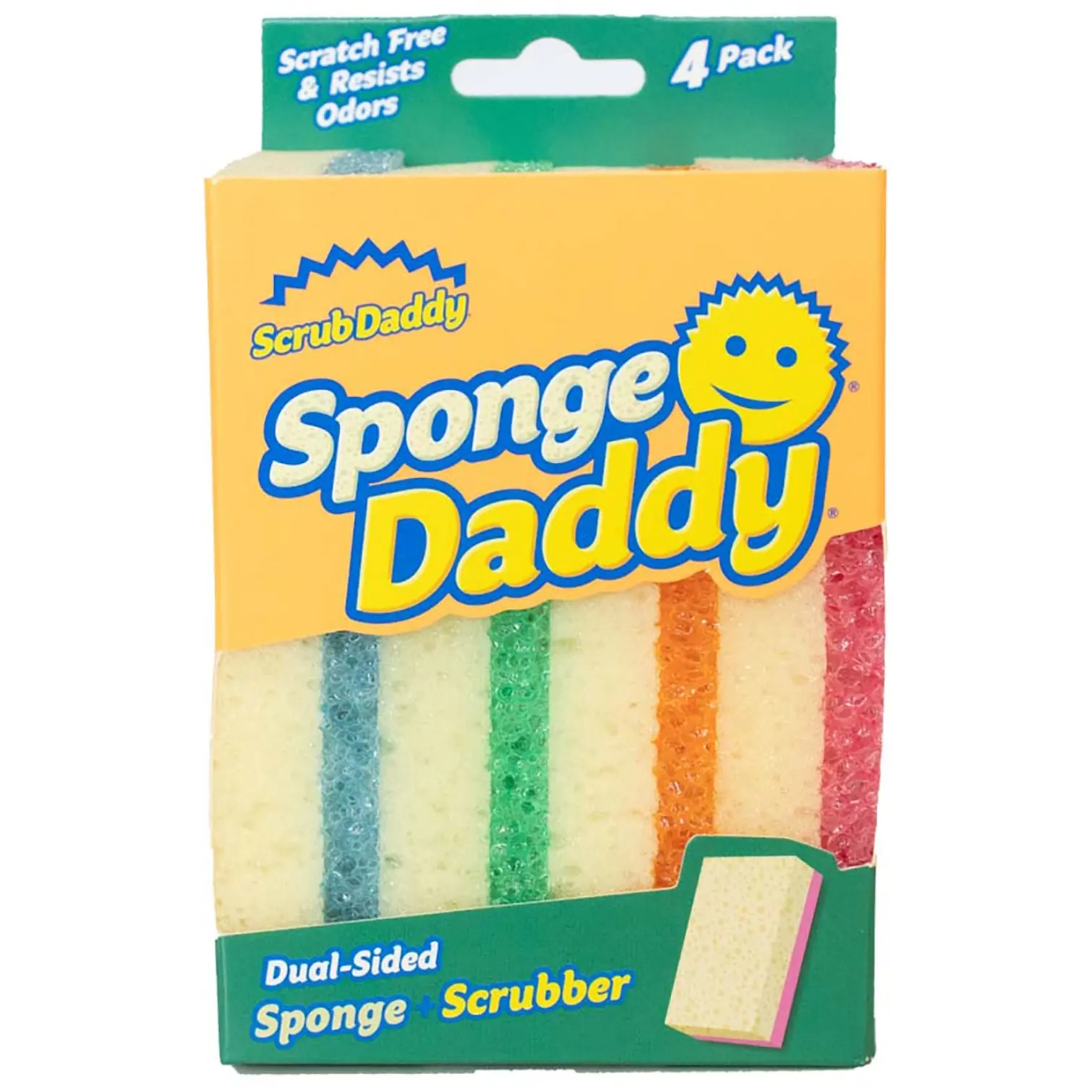 SCR0015 Scrub Daddy Sponge Daddy 4 Pack
