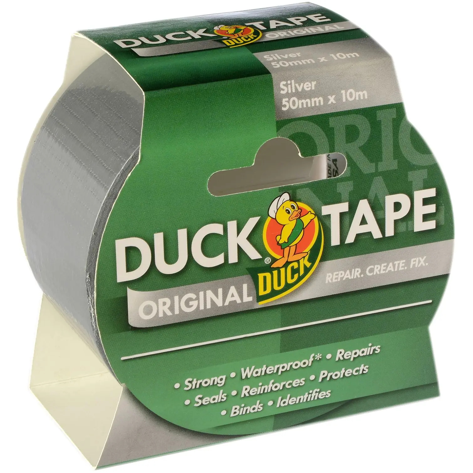 SHU0003_1 Duck Tape Silver 50mm x 10m