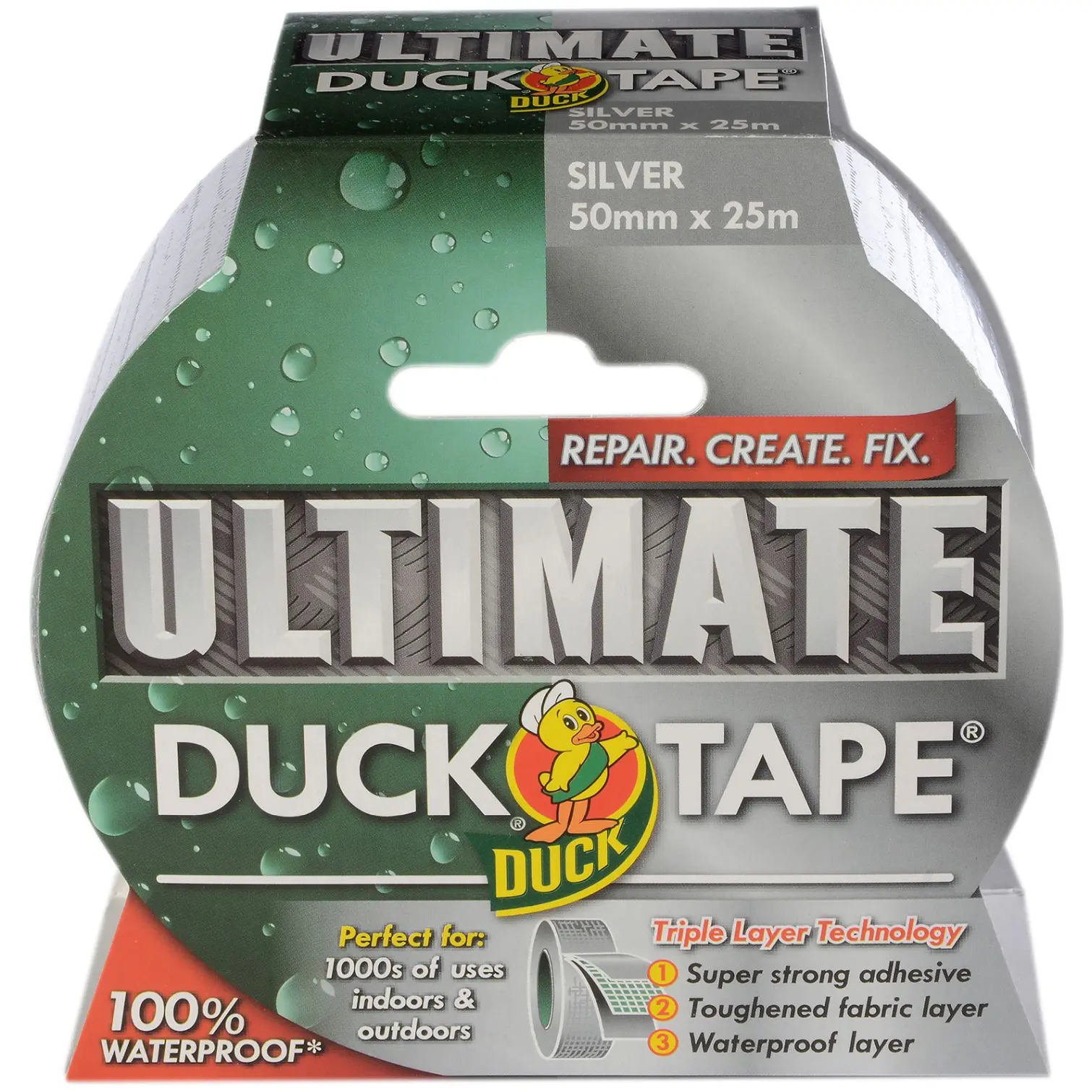 SHU0011 Duck Silver Ultimate Tape 50mmx25m