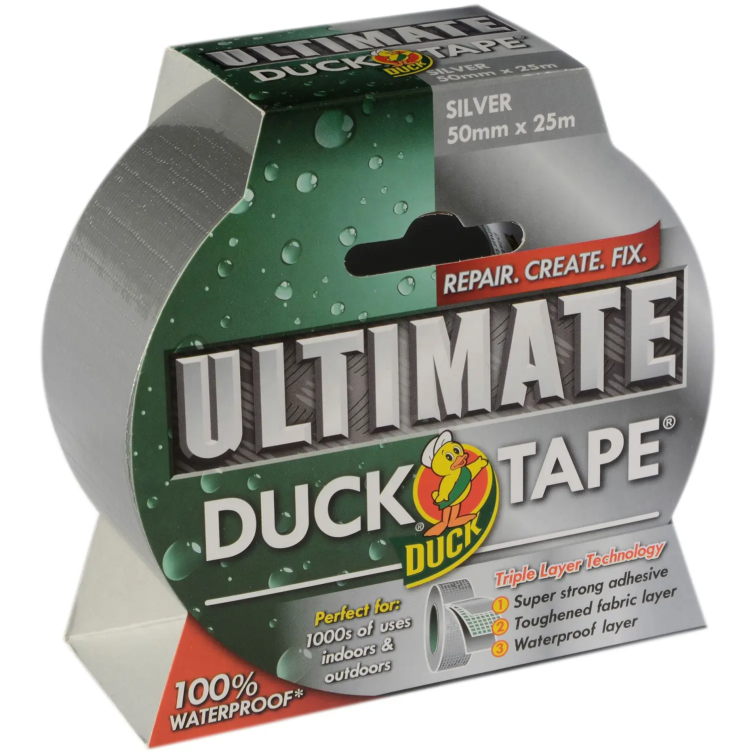 SHU0011_1 Duck Silver Ultimate Tape 50mmx25m