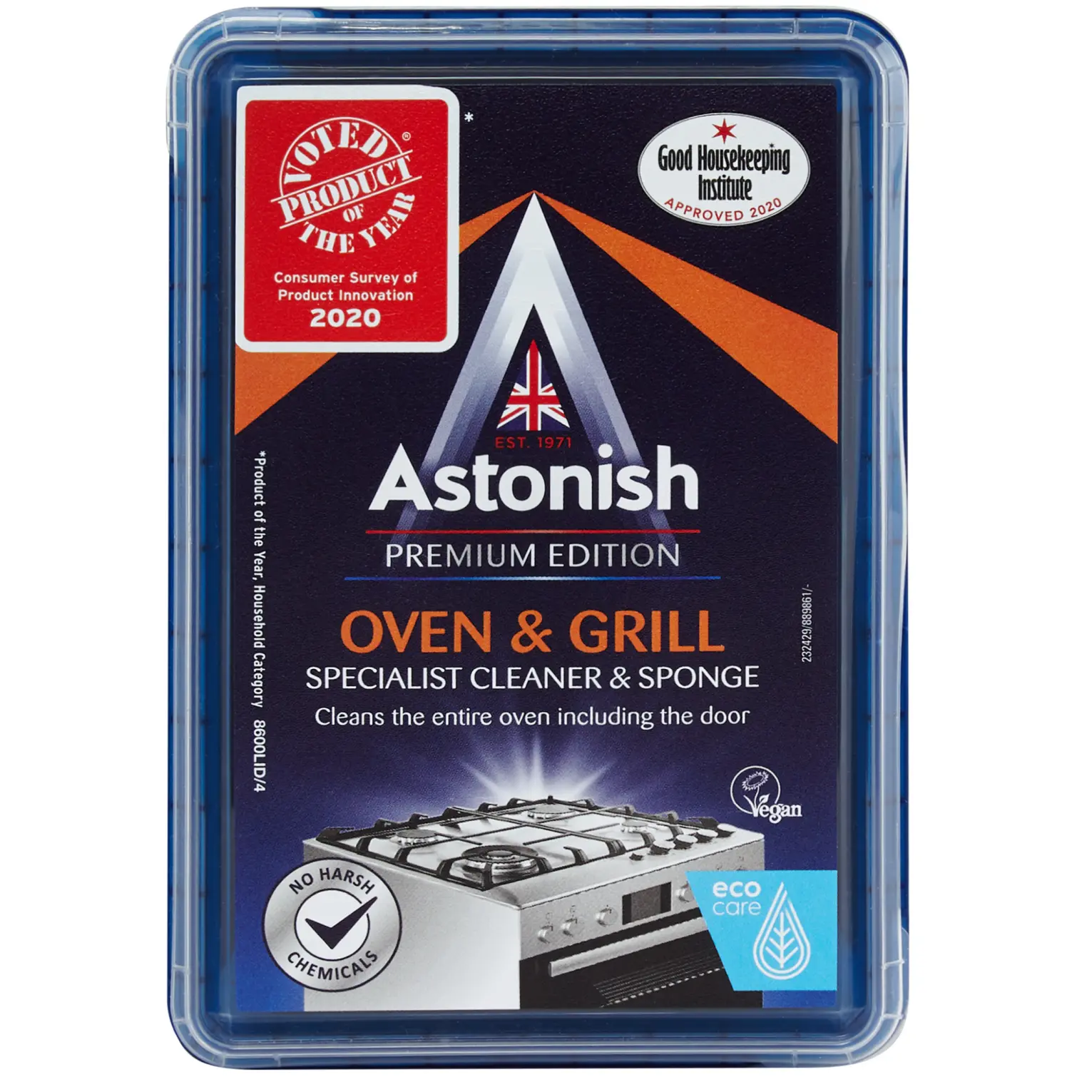 Astonish Specialist Anti-Bacterial Oven & Grill Cleaner & Sponge 250g
