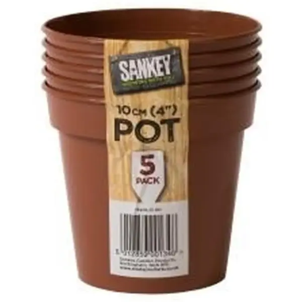 Sankey 4" 100mmPlastic Flower Pot (5)