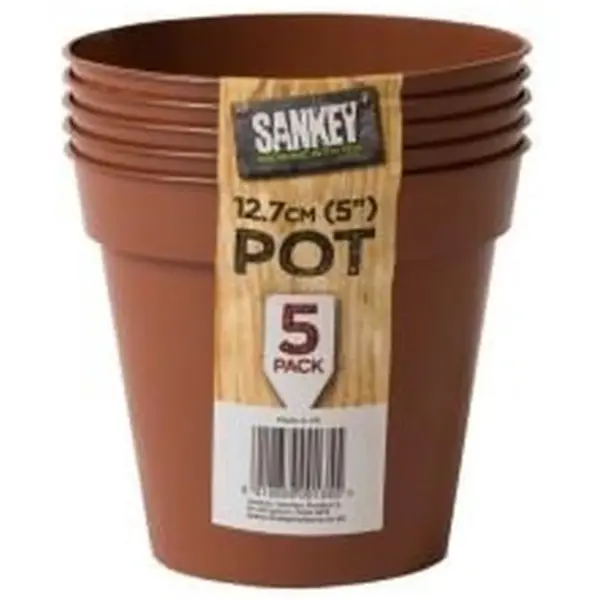 Sankey 5" 127mmPlastic Flower Pot (5)