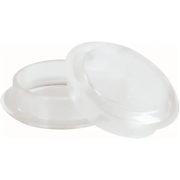 Select 45mm Clear Round Castor Cup Pack of 4
