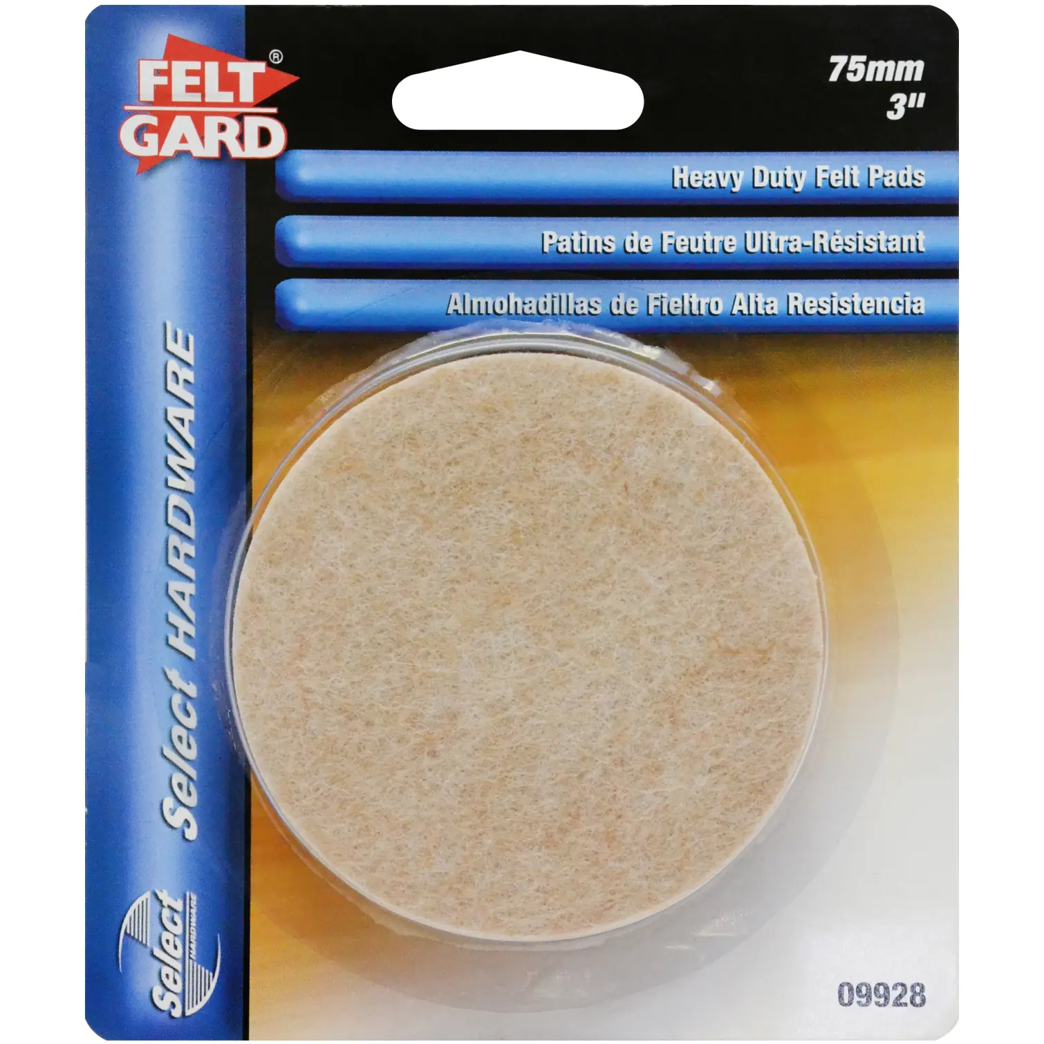 Select 75mm Heavy Duty Feltgard Pads