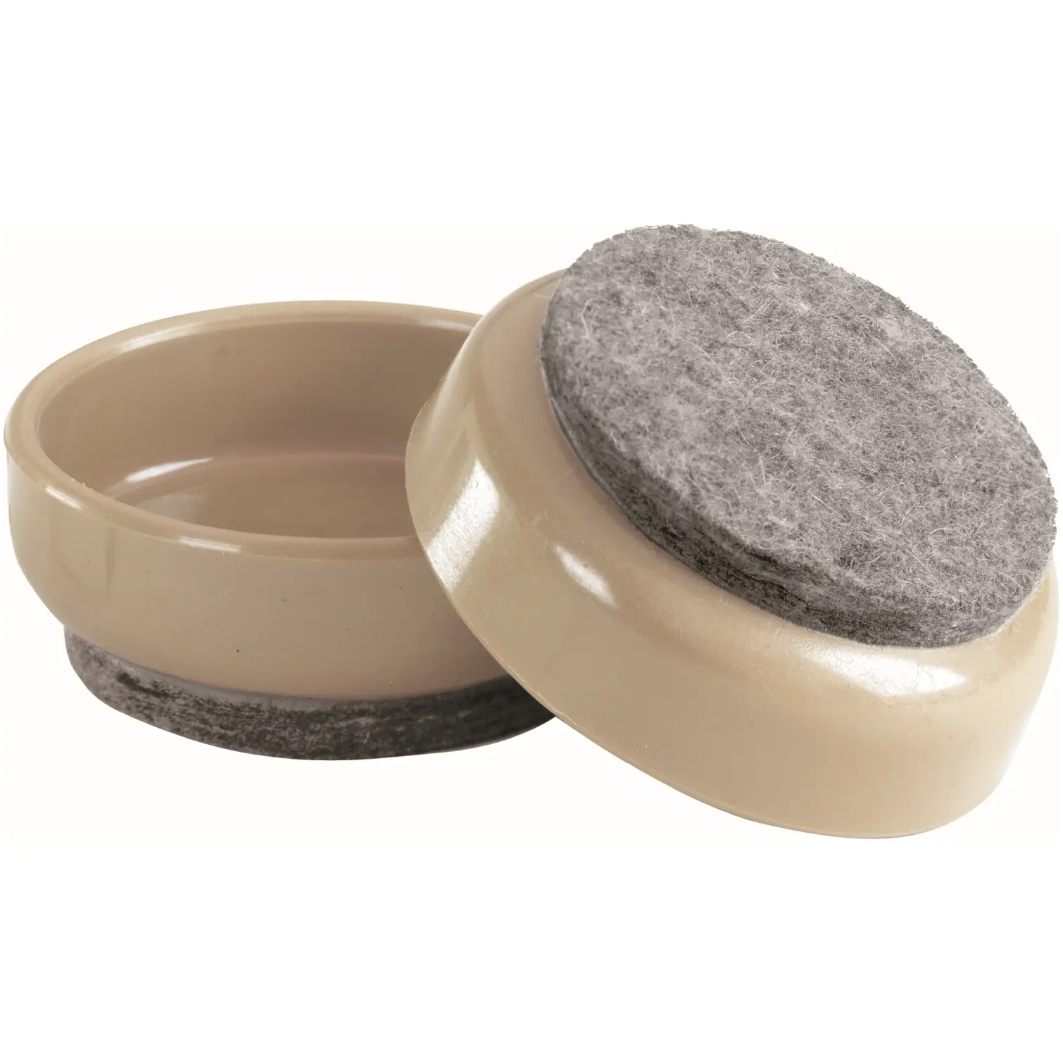 Select 60mm Beige Castor Cup Felt
