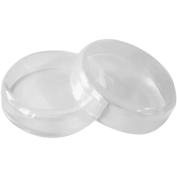 Select 60mm Clear Round Castor Cup