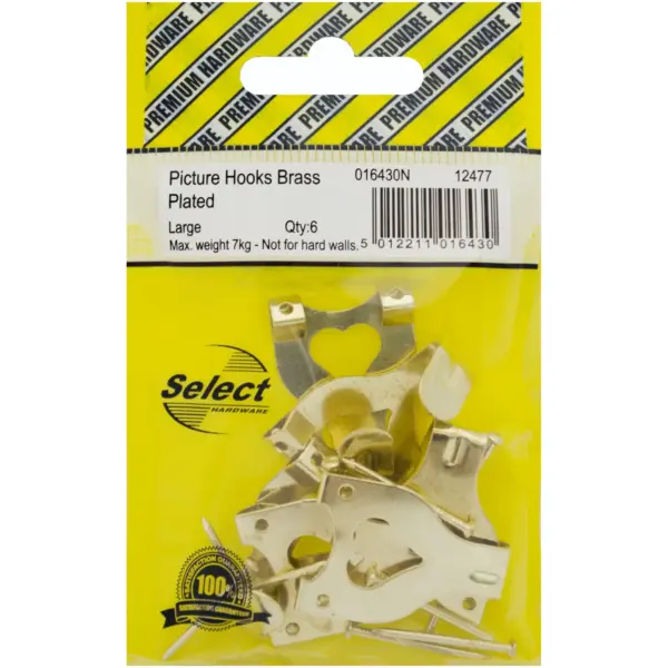 Select No3 Picture Hook pk6