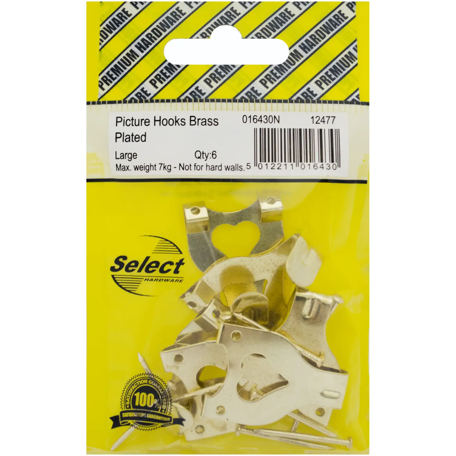 Select No3 Picture Hook pk6