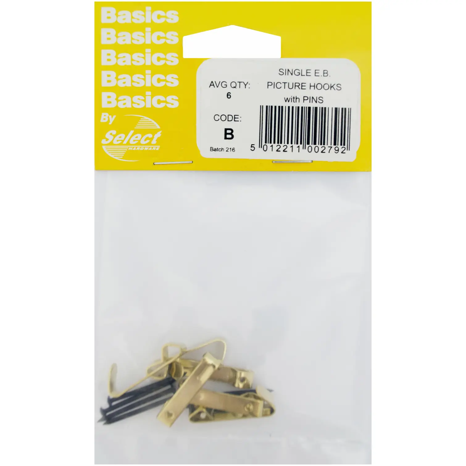 Select No1 Picture Hook pk6
