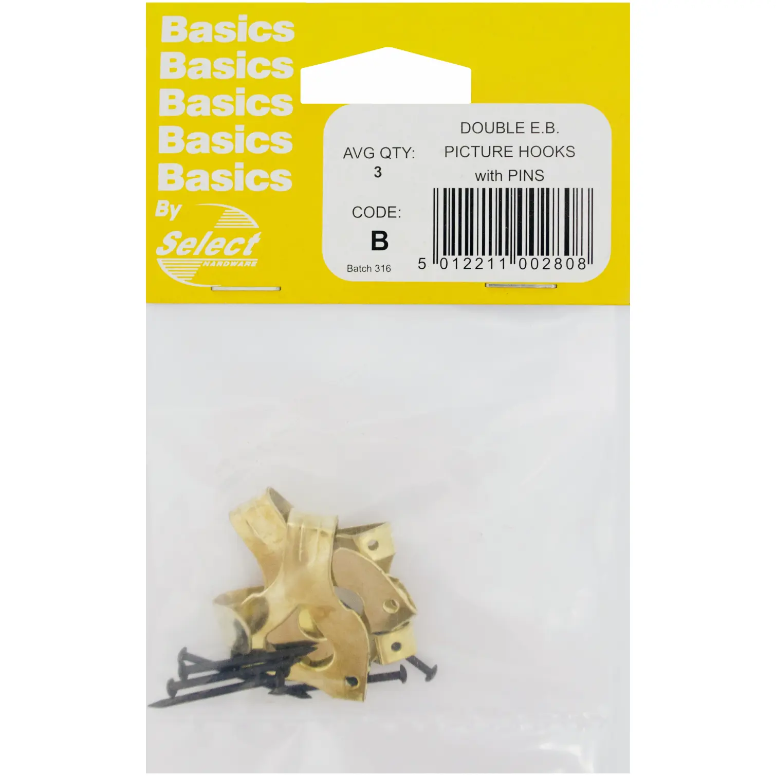 Select No3 Picture Hook pk3