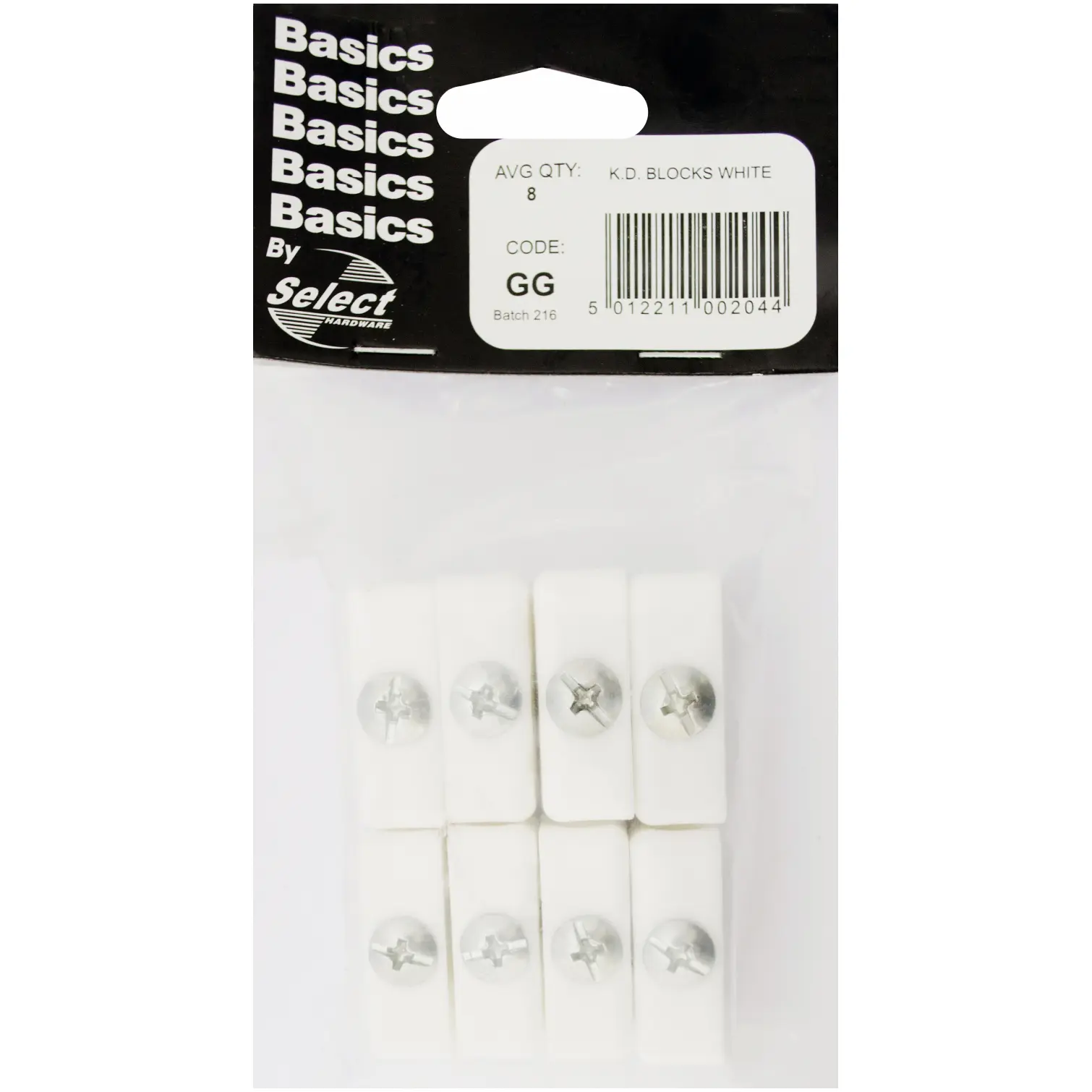 Select White KD Blocks pk8