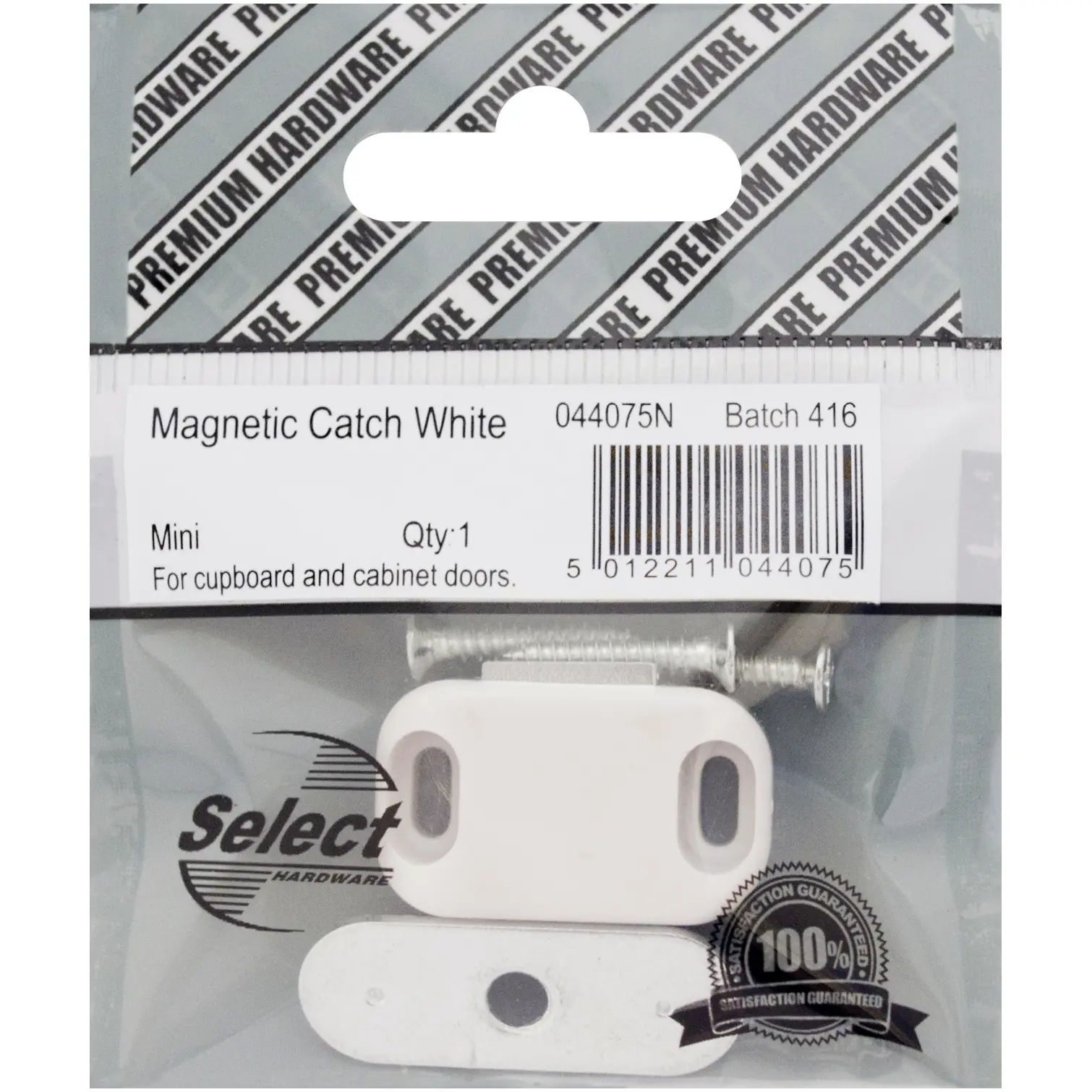 Select Magnetic Catch White pk1