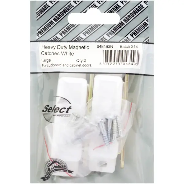 Select Magnetic Catch White pk2