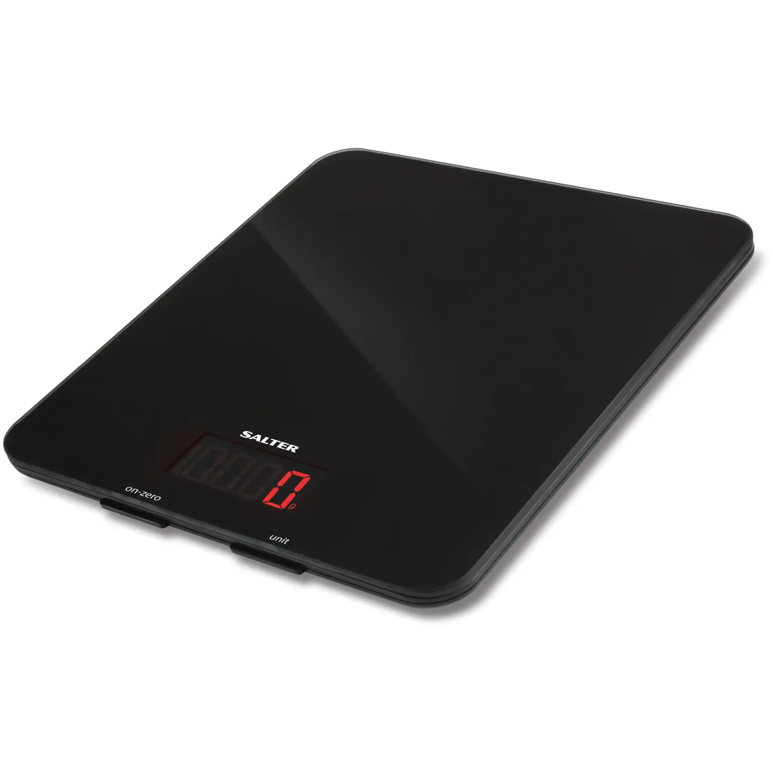 Salter Black Glass Aquatronic Kitchen Scale