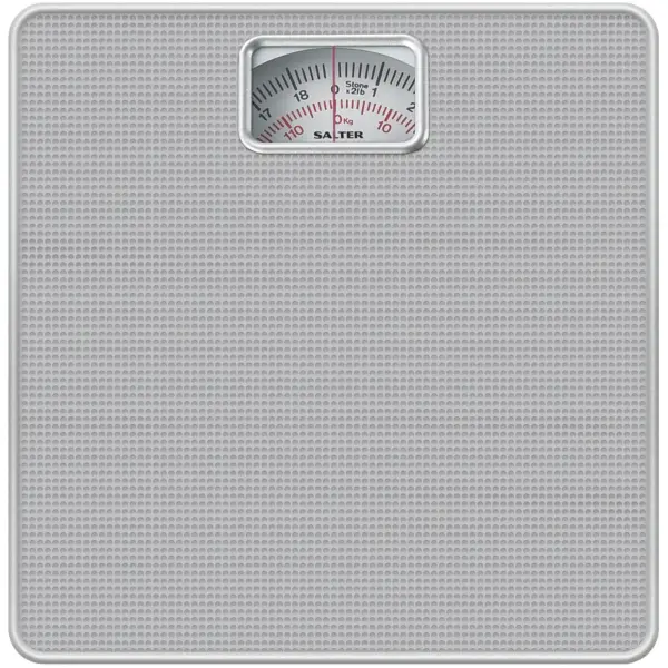 Salter Mechanical Bathroom Scale 120kg Capacity Silver