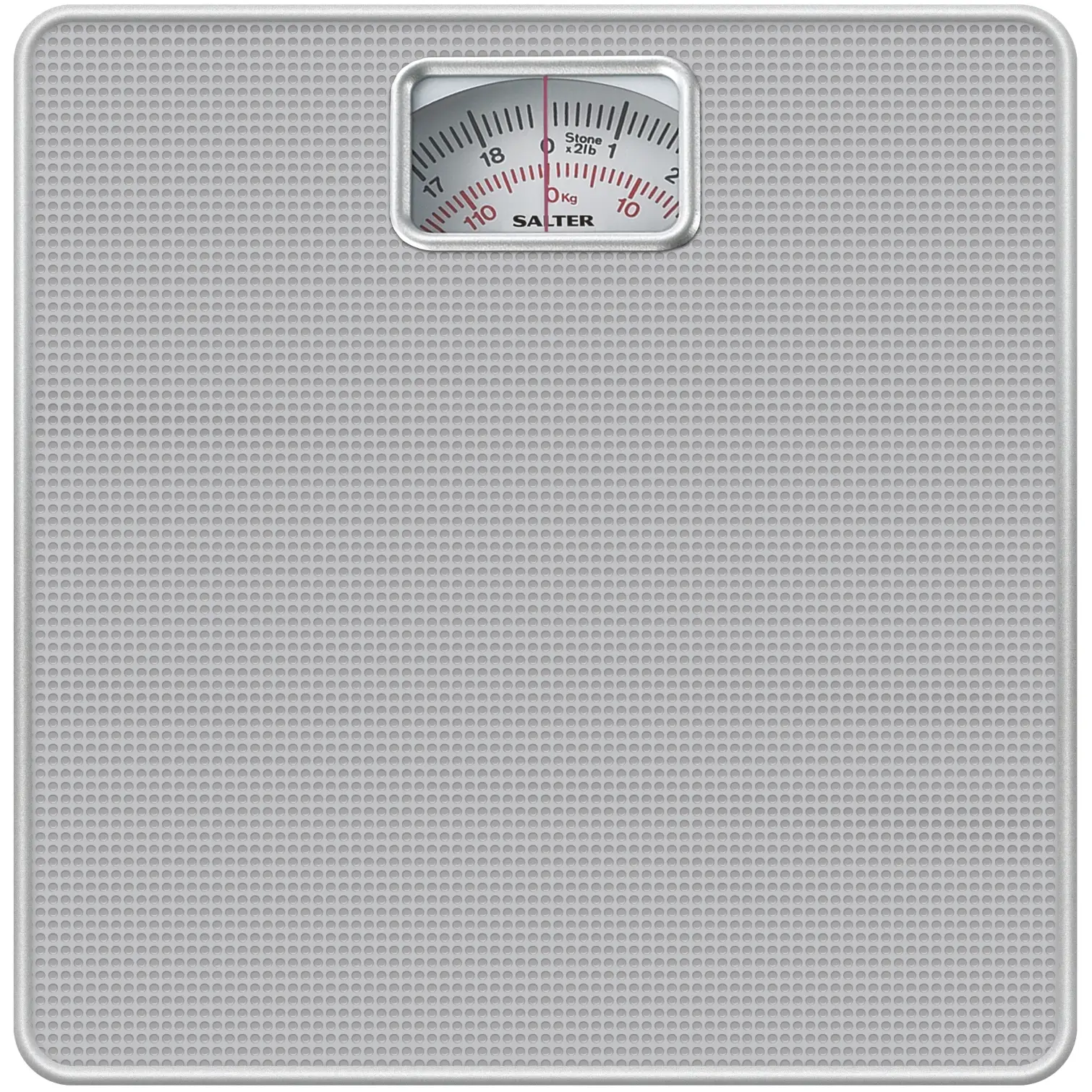 Salter Mechanical Bathroom Scale 120kg Capacity Silver