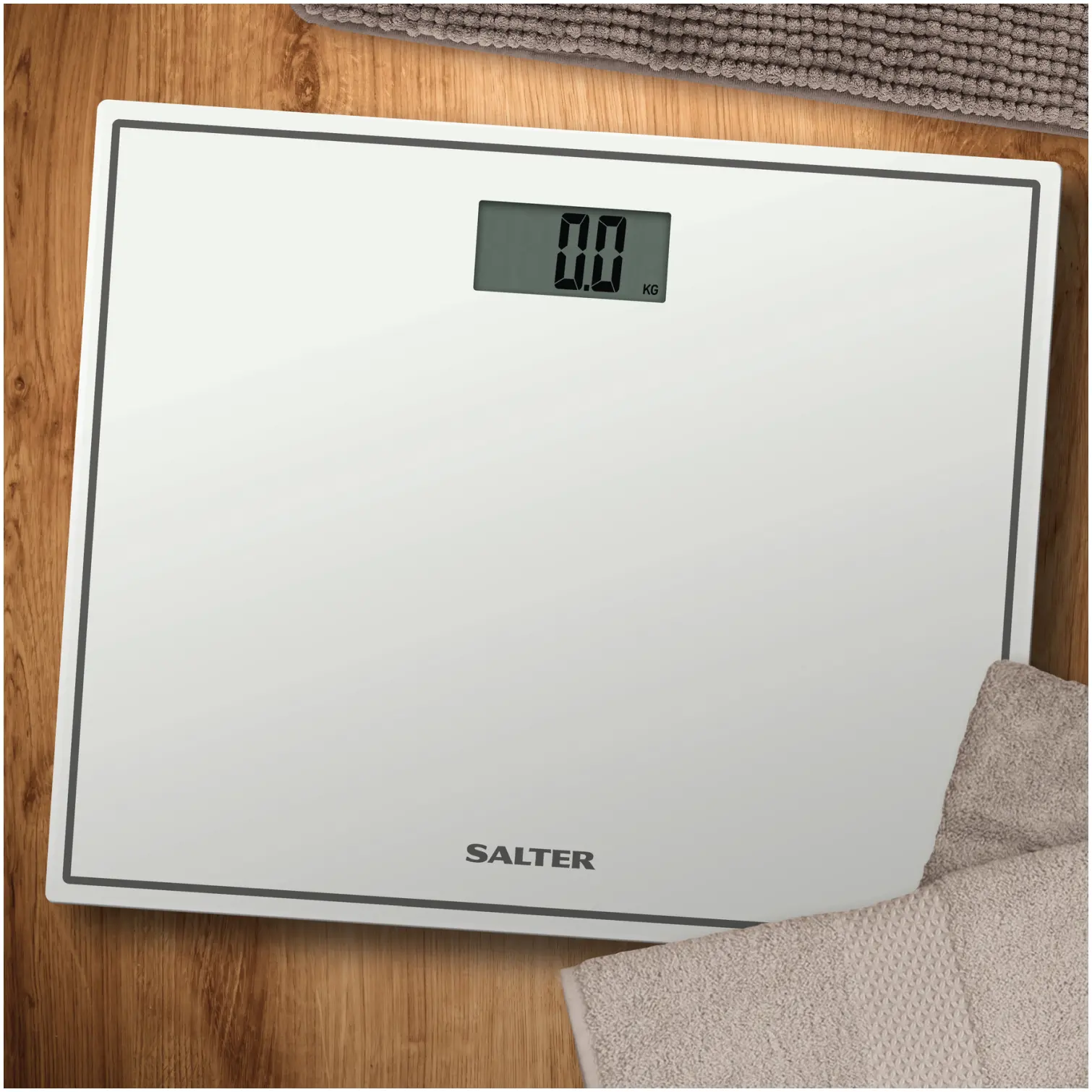 Salter Compact Glass Bathroom Electronic Scale
