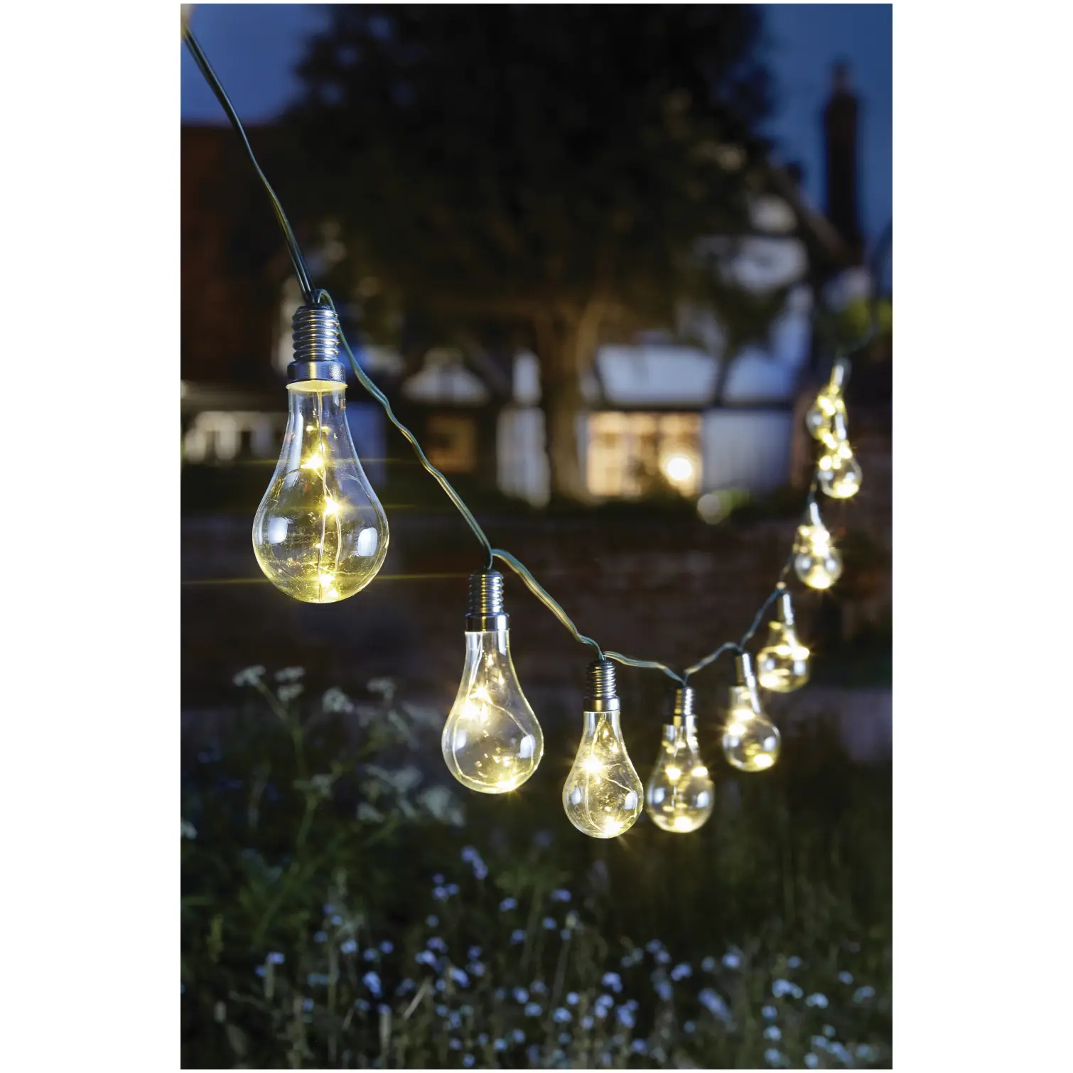 SMA0011 Smart Garden Solar Powered Eureka Lightbulb String Light