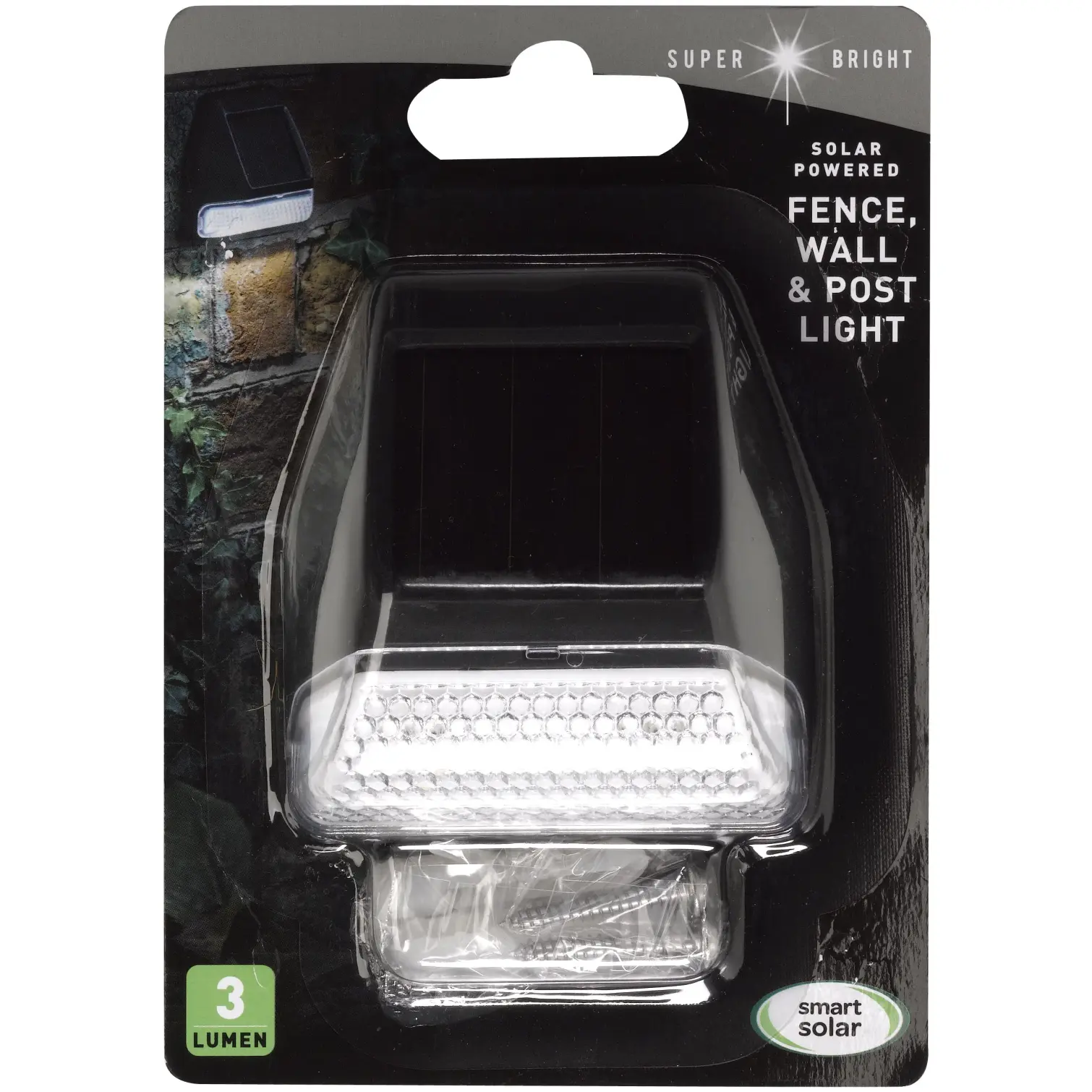 Smart Garden Solar Powered Fence Wall & Post Light